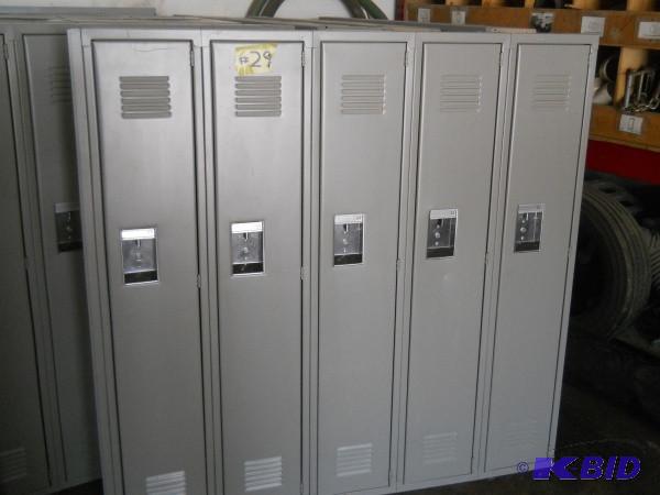 5 Bank locker set. Measures 5 W x ...