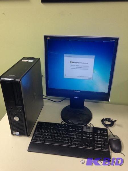lot 4 image: Dell Optiplex 745 Desktop Computer ...