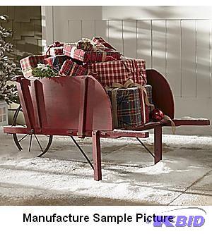 Barn Red Wooden Cart -&nbspHas a w...