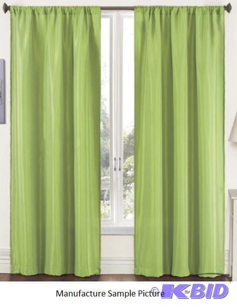 Pear Green Curtains -&nbspRod Pock...