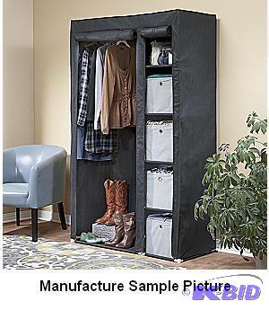 Five Shelf Canvas Closet - Get valu...