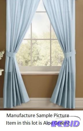 Aloe Green Curtains - Picture shows...
