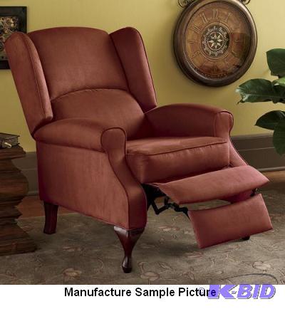 Rust Wingback Recliner Chair - This...