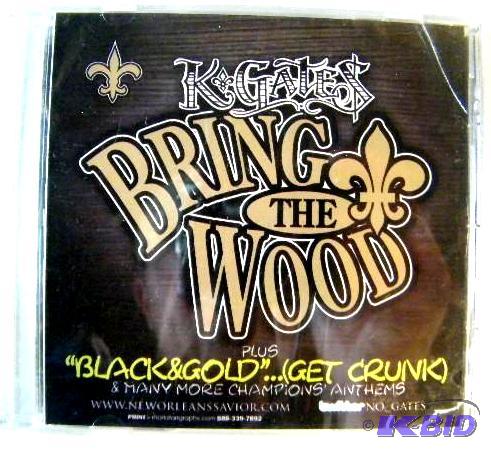 K Gates - Bring the Wood CD - Black...