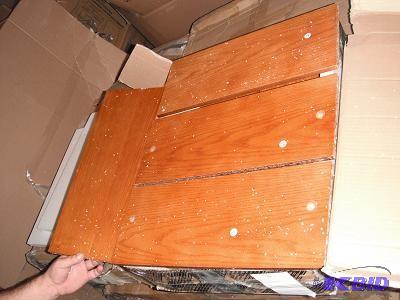 Salvage Pallet - Has four long pane...