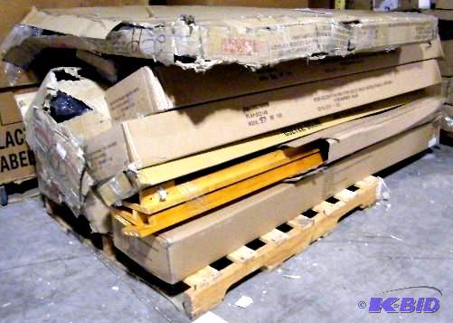 Salvage Pallet of Bed Frame Parts -...