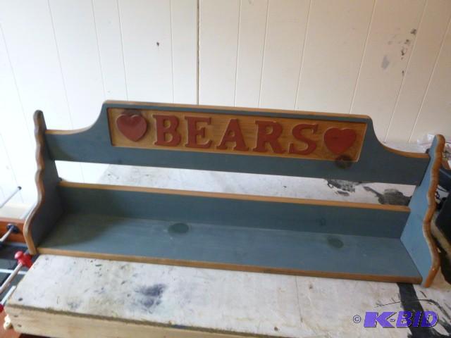 lot 106 image: Bears Shelf 37 12" wide...