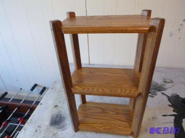 lot 113 image: Oak Book Shelf 24" X 15" ...
