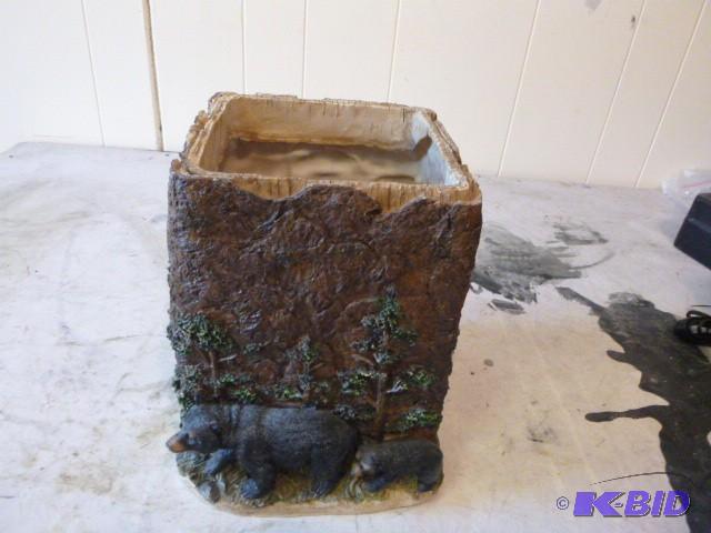 lot 116 image: Bear Planter...