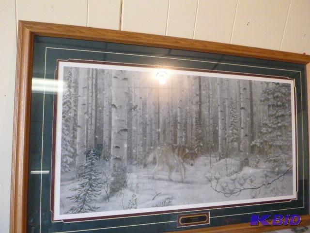 lot 123 image: &quotWatched" Framed Print by...
