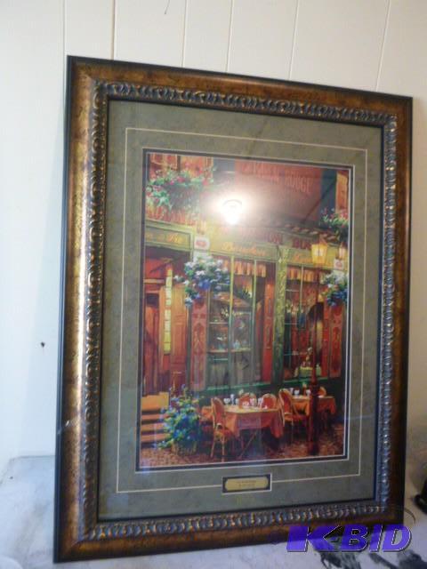 lot 130 image: &quotLeBaron Rouge" Framed Pr...