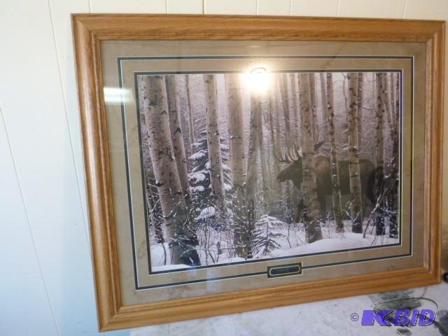 lot 133 image: &quotWalk in the Woods" Frame...