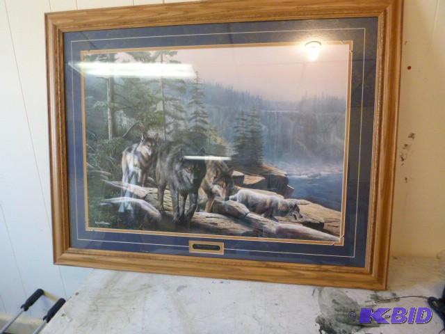lot 137 image: &quotWatch Your Back" Framed ...