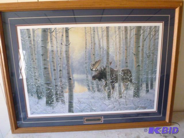 lot 141 image: &quotOn the Move" Framed Prin...