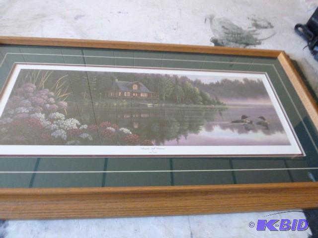 lot 144 image: &quotBeside Still Waters" Fra...