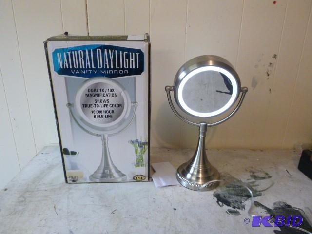 lot 19 image: Natural Daylight Vanity Mirror...