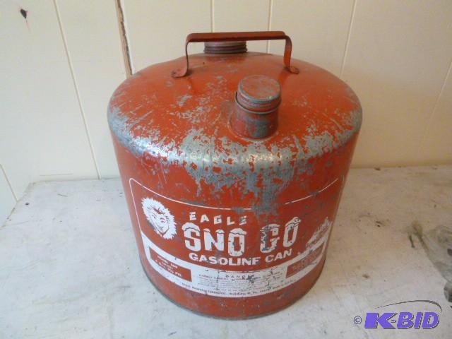 lot 26 image: 6 Gallon Metal Gas Can...