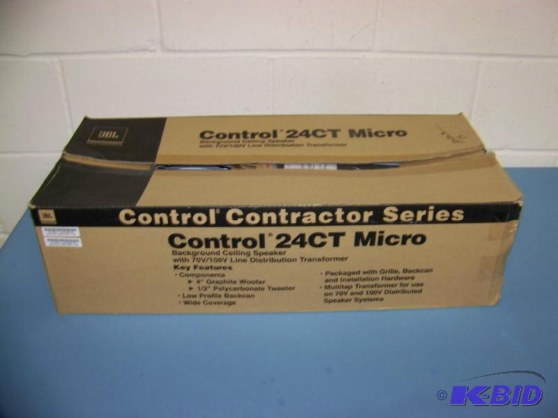 lot 21 image: JBL, Control 24CT Micro, Background Ceiling Speakers