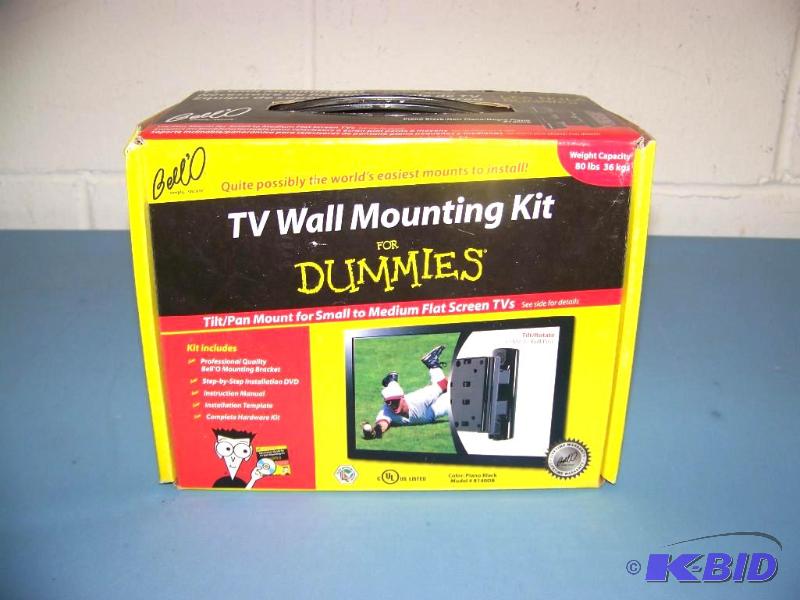 lot 5 image: TV Wall Mounting Kit for Dummies
