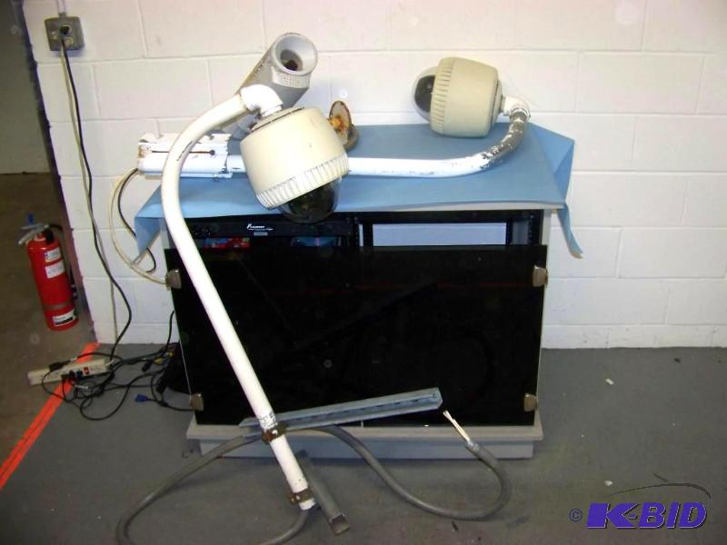 lot 55 image: (3) CCTV  Security Cameras in metal housing