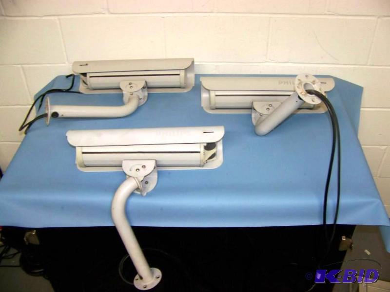 lot 56 image: (3) CCTV  Security Cameras in metal housing