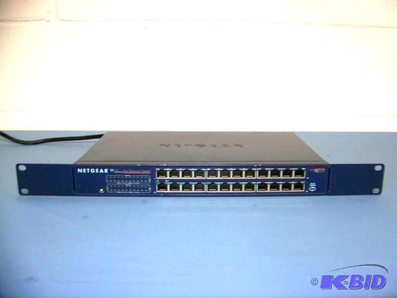 lot 59 image: NetGear, ProSafe, 24 Port, 10100 Mbps, Fast Ethernet Switch
