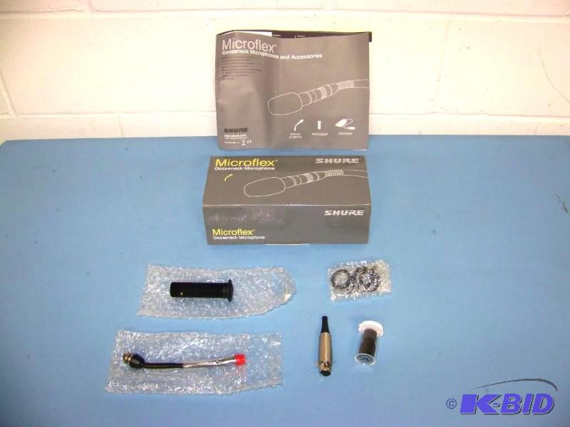 lot 62 image: Shure, Microflex, Gooseneck Mic  Microphone