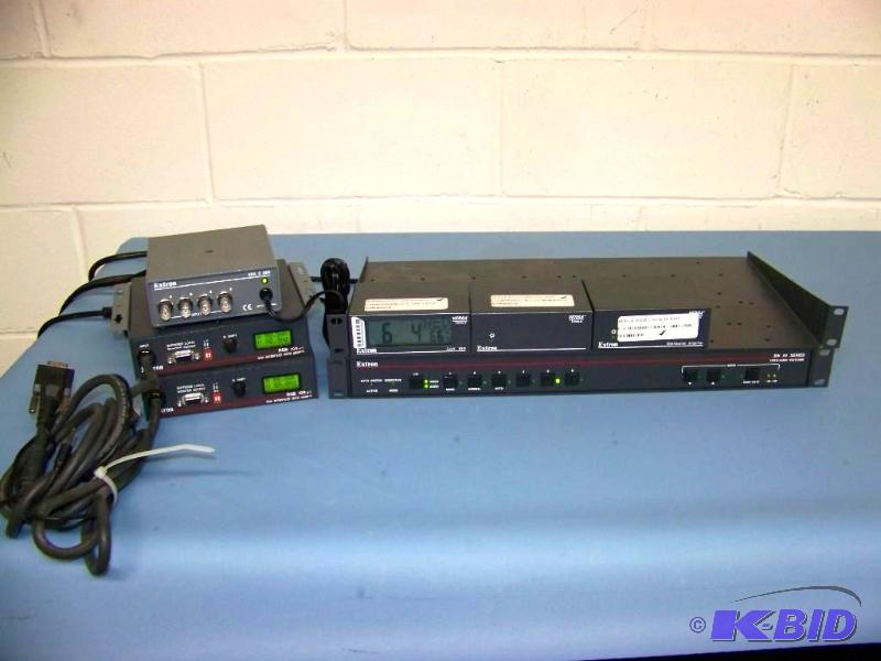 lot 68 image: Extron Electronics, Switcher  Amplifier  Interface  Clock units
