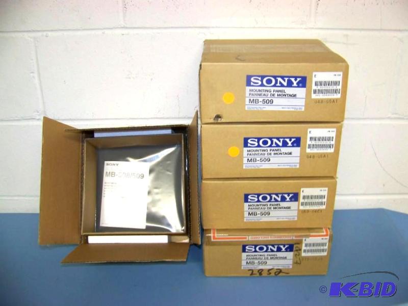 lot 82 image: (5) Sony, Mounting Panels