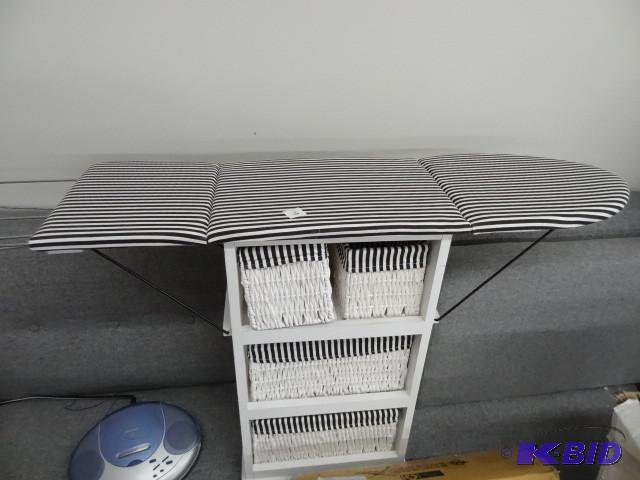 lot 109 image: Fold down ironng board with storage...