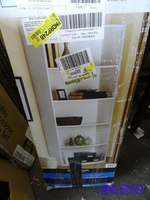 lot 139 image: Main stays 5 shelf book case. 71.4 ...
