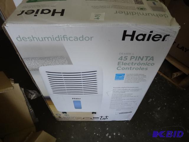 lot 169 image: Haier 4 pint dehumidifier...