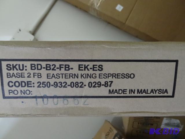 lot 178 image: Base 2 FB eastren King espresso. BD...