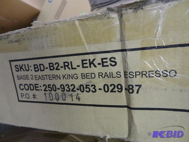 lot 179 image: Base 2 eastern King bed rails Espre...