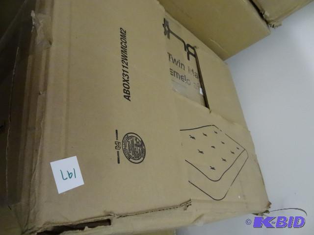 lot 197 image: Quilted twin mattress...