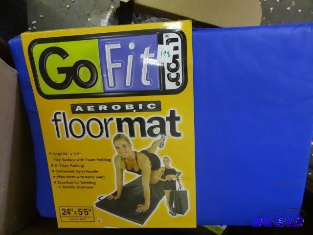 lot 198 image: Go fit aerobic floor mattress...