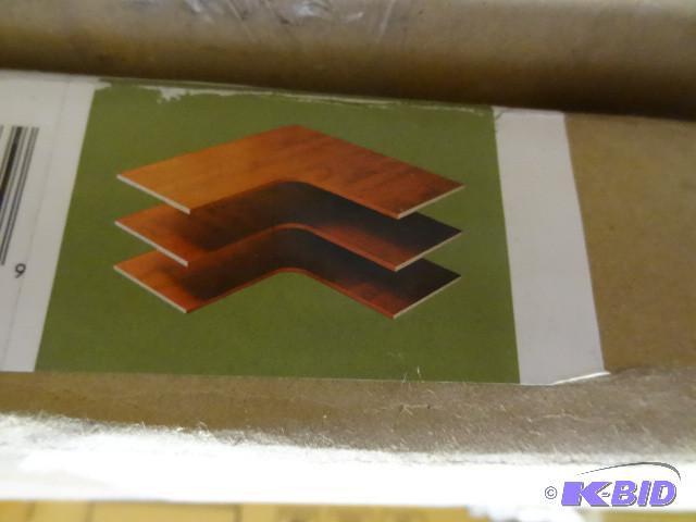 lot 204 image: East track corner shelves. Natural ...