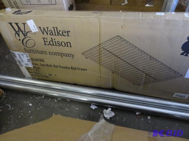 lot 21 image: Walker Edison twin rollout trundle ...