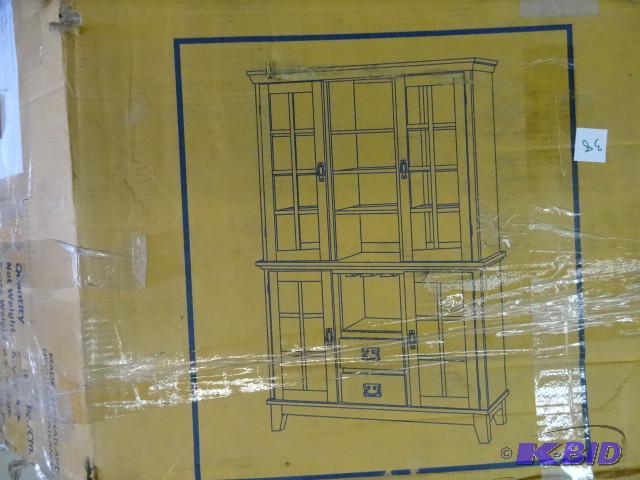 lot 38 image: 885180307 arts and crafts hutch. 8....
