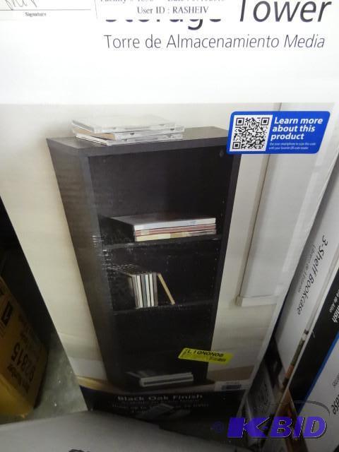lot 56 image: Main stays media storage tower. Bla...