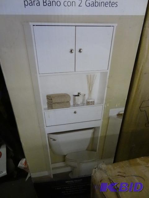 lot 75 image: 2 main stays cabinet bathroom saver...