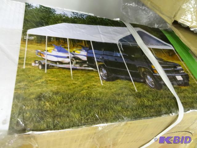 lot 96 image: King canopy. 10 x 27...