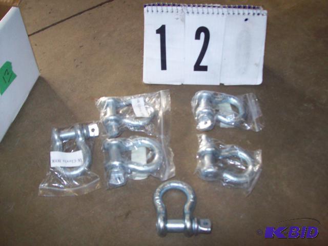 lot 12 image: (6) Clevis Hooks
