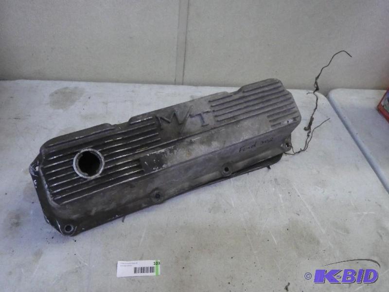 lot 103 image: Ford 302 MT aluminum valve covers...