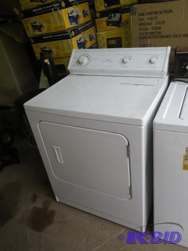 lot 127 image: Whirlpool electric dryer, works...