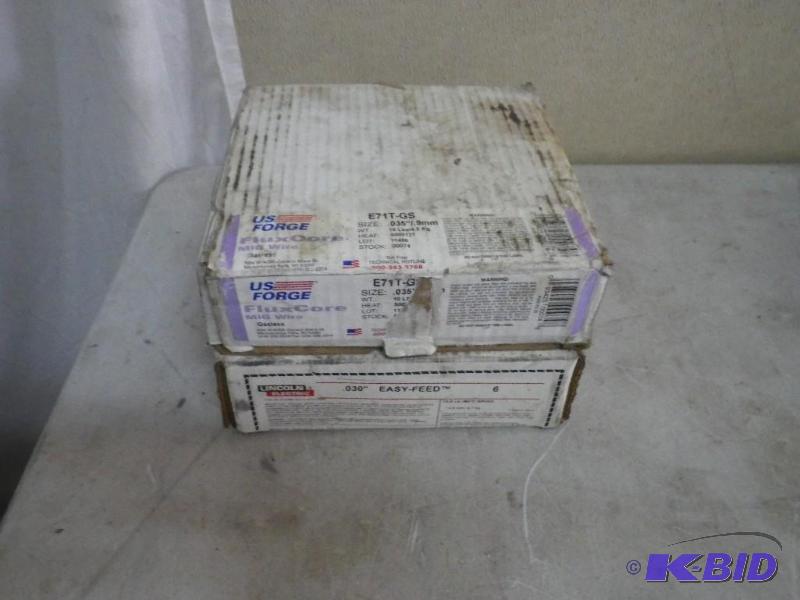 lot 63 image: .030 new wire feed wire, .035 half ...