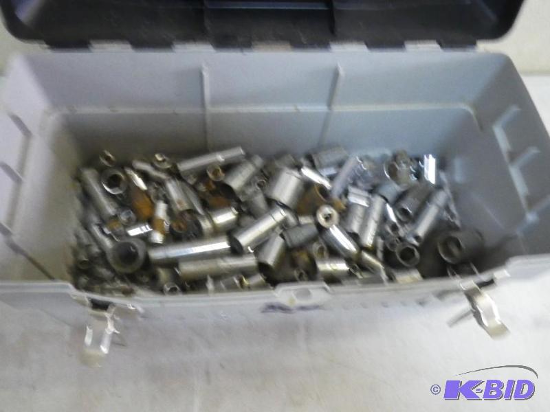 lot 86 image: toolbox full of sockets...