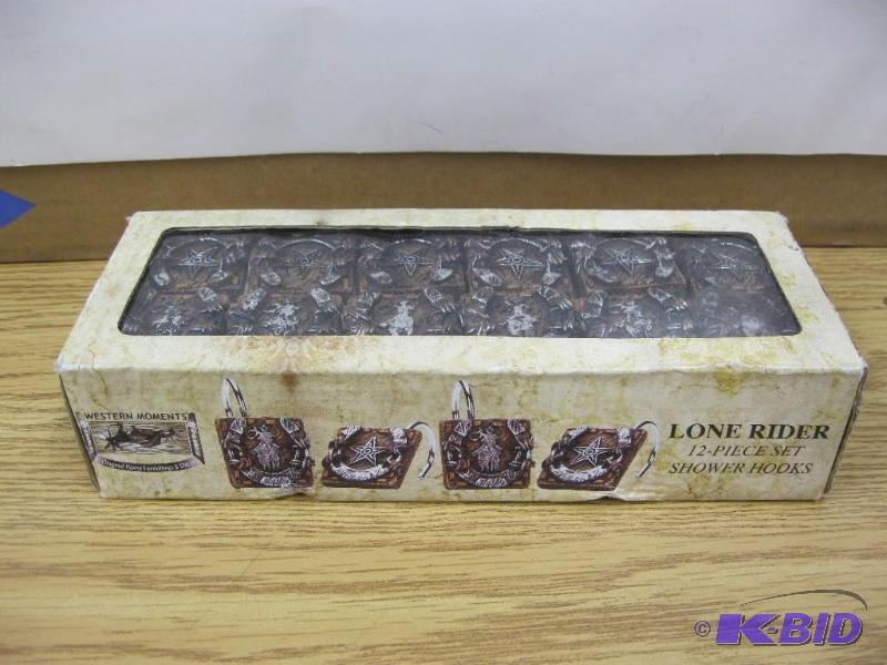 lot 137 image: Lone Rider Shower Hook Set...