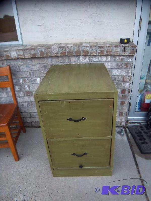 lot 14 image: Vintage Filing Cabinet, Some Ware, ...