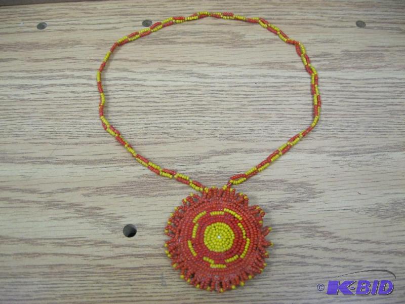 lot 160 image: Handmade Beaded Necklace ...